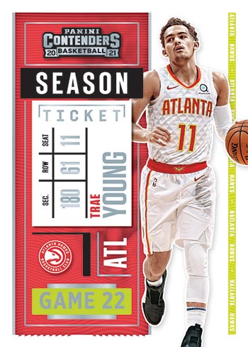 2020-21 Panini Contenders Basketball Trae Young