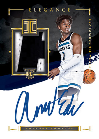 2020-21 Panini Impeccable Basketball Elegance Rookie Jersey Autographs