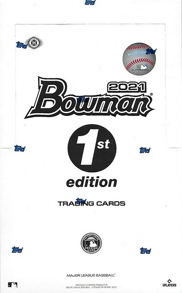 2021 Bowman Draft 1st Edition Baseball Checklist, Box Info