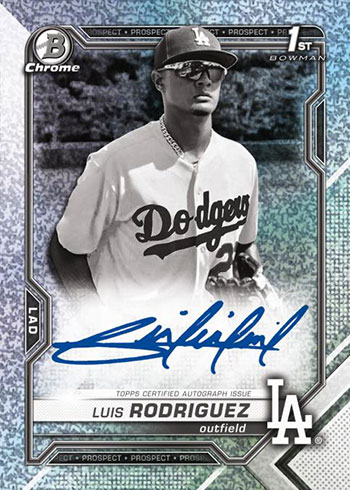 2021 Bowman Chrome Baseball Checklist, Set Info, Prospect Autos, Boxes