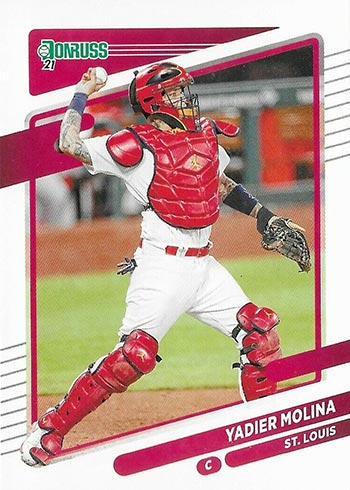 2021 Donruss #172 Yadier Molina St. Louis Cardinals Baseball Card