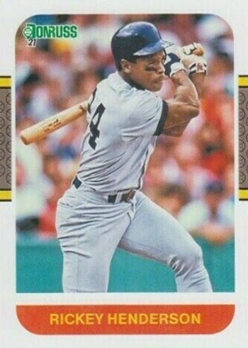  2021 Donruss Baseball #247 Rickey Henderson New York