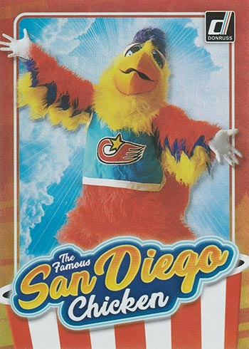 2021 Donruss Baseball The Famous San Diego Chicken