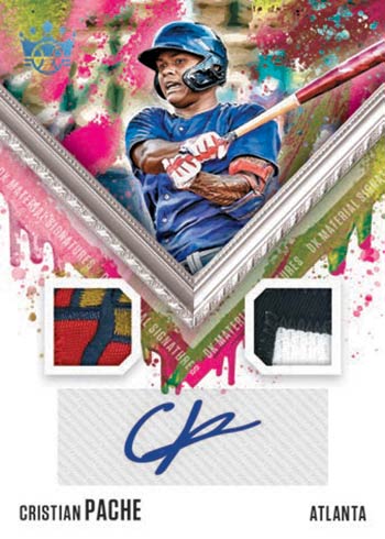 2018 Diamond Kings Ozzie Albies DK Materials Patch Jersey Holo