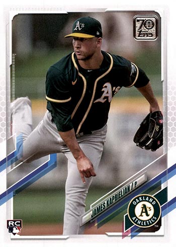 James Kaprielian - 2021 MLB TOPPS NOW® Card 273 - PR: 515