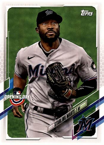 2021 Topps 35th Anniversary Starling Marte #86B-42 Marlins