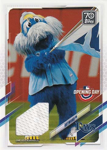 Bernie Brewer baseball card (Milwaukee Brewers Mascot) 2021 Topps Opening  Day #M8