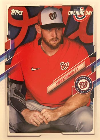 2021 Topps Heritage High Number #621 Stephen Strasburg Washington Nationals