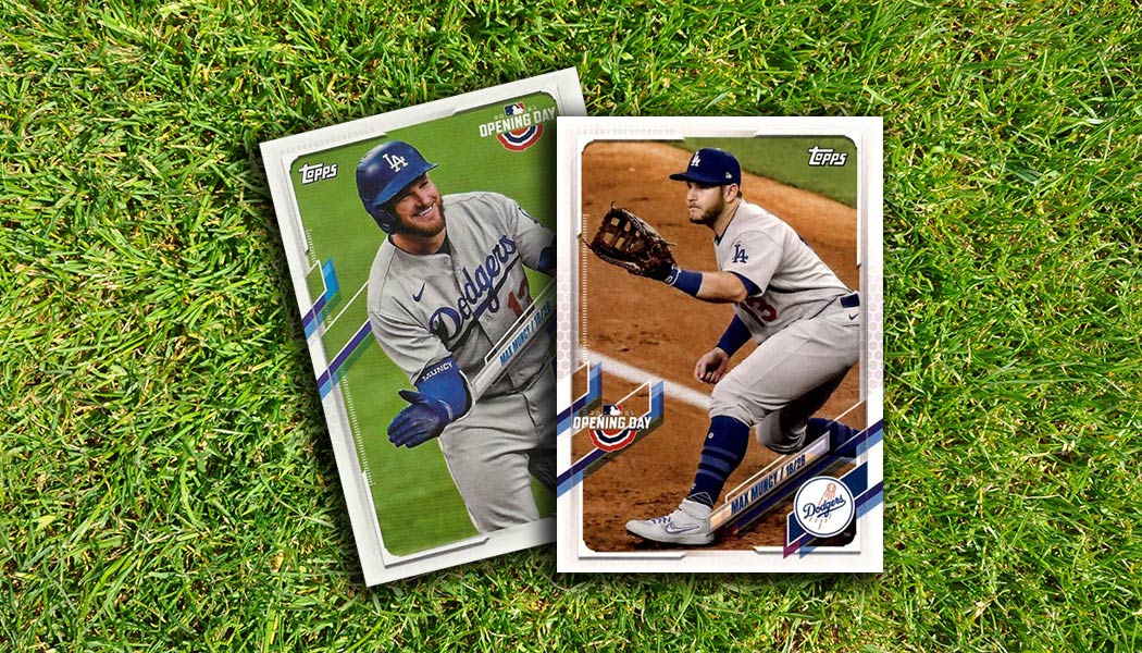 2021 Topps Opening Day Los Angeles Dodgers Baseball Cards Team Set