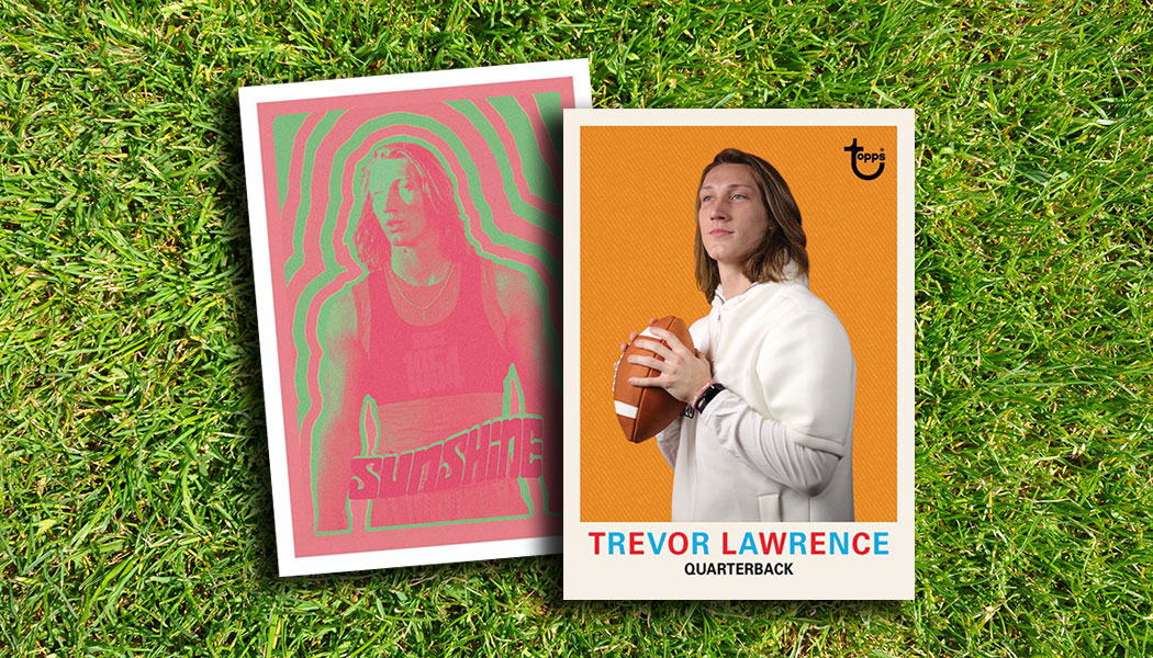 Topps - ☀️ Topps X Trevor Lawrence ☀️ The set includes 30 classic Topps  football designs and 20 art cards designed by Trevor's brother and  sister-in-law, Chase and Brooke Lawrence! Behind the