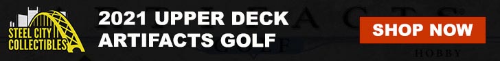 2021 Upper Deck Artifacts Golf Checklist, Hobby Box Info, Release Date