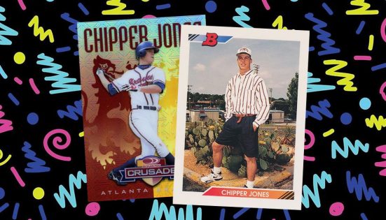 1991 Topps Baseball Chipper Jones Braves Shirt