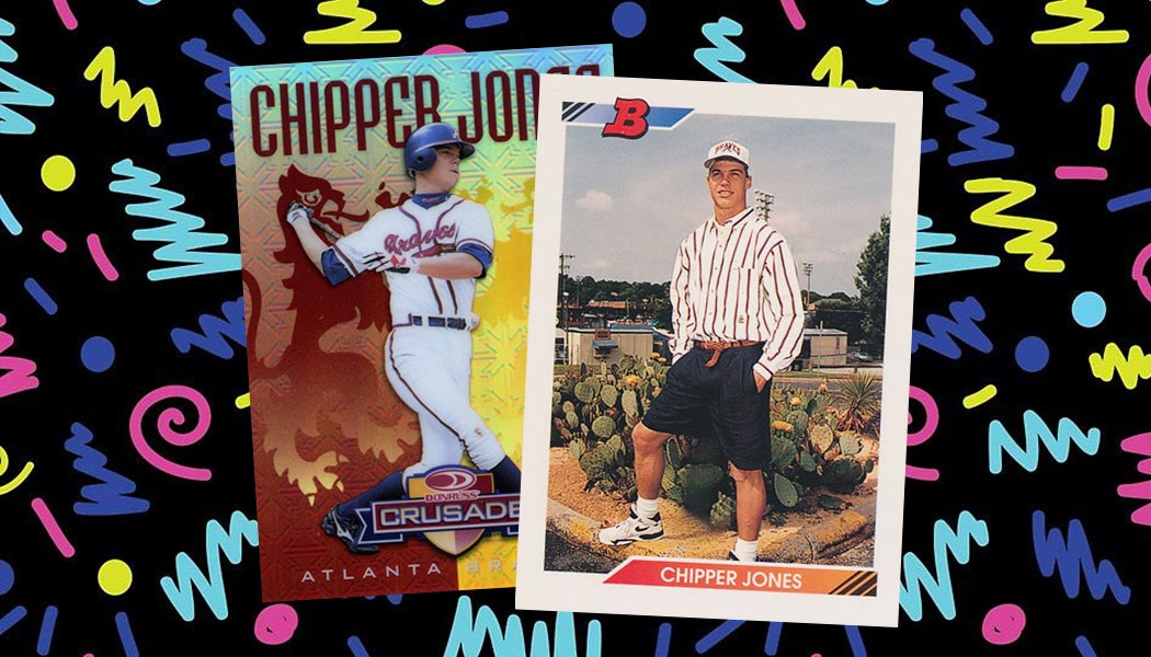 RC~CHIPPER JONES 1993 Bowman Foil ROOKIE CARD~93~WORLD SERIES~HOF~MVP~BRAVES~ATL 