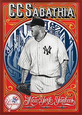 Topps Project70 CC Sabathia by Mister Cartoon
