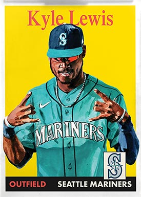 Topps Project70 Kyle Lewis by Jacob Rochester
