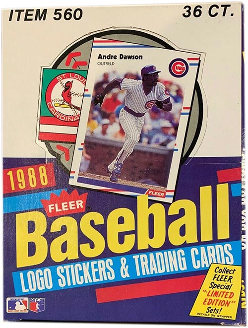 1988 Fleer Baseball Box