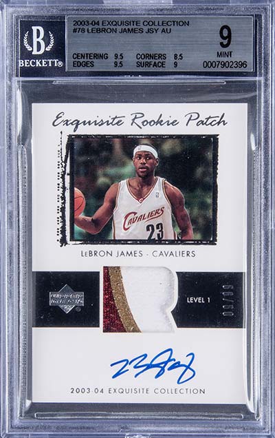 2003-04 Exquisite LeBron James Sells for $5.2 Million, Setting Record