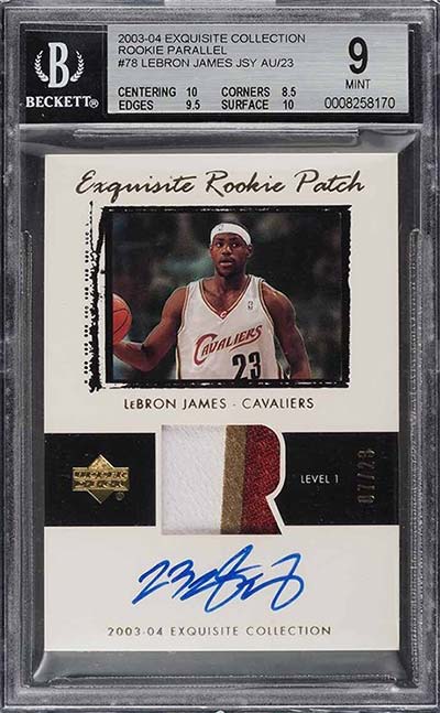 2003-04 Exquisite LeBron James Sells for $5.2 Million, Setting Record