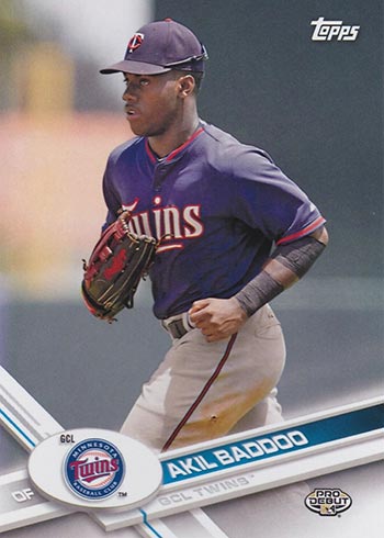 Akil Baddoo Baseball Cards Basics, Key Prospect Cards and More