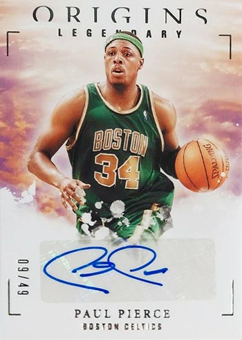2020-21 Panini Origins Basketball Legendary Signatures Paul Pierce