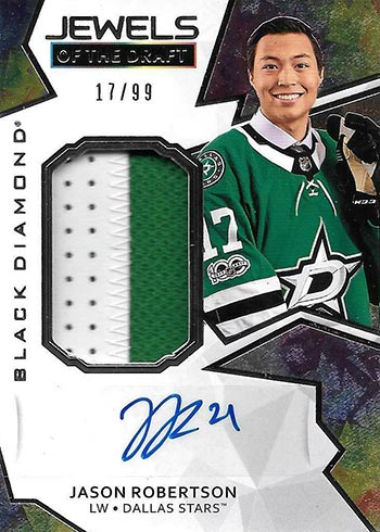 2020-21 Upper Deck Black Diamond - Jewels of the Draft Auto Patch #JD-BB - Bowen  Byram /