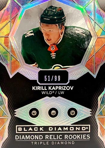 2020-21 Upper Deck Black Diamond Hockey Kirill Kprizov Rookie Card