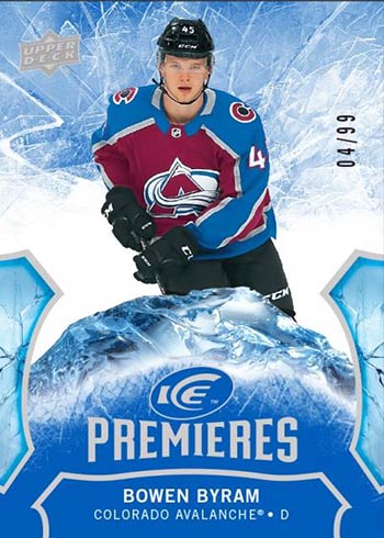 21/22 UPPER DECK ICE CRYSTALS Hockey (#IC1-IC65) U-Pick From List