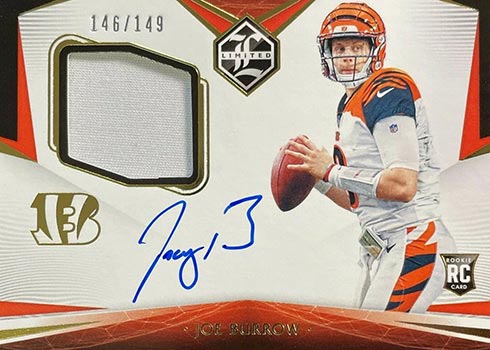 Joe Burrow Rookie Card Non Prizm Silver Chrome JOE BURROW Bengals