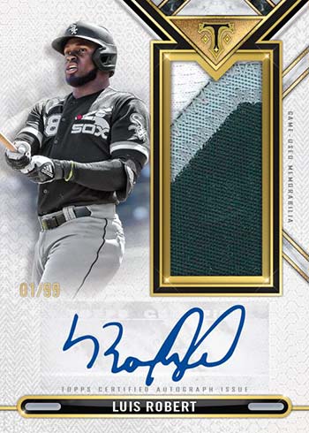 Dansby Swanson 2020 Topps Triple Threads 10/36 Game Used Bat Relic