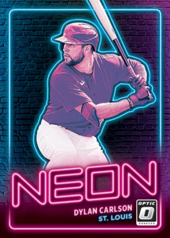 2021 Donruss Optic Baseball Neon Dylan Carlson