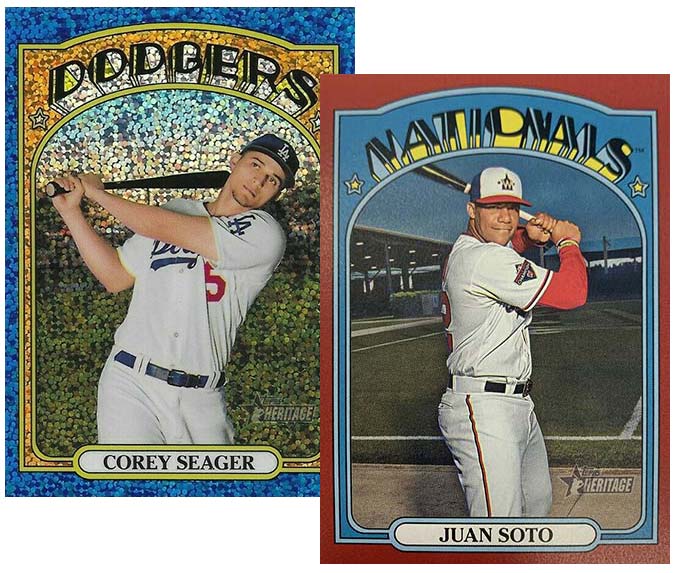 2021 Topps Heritage Baseball Mega Box Exclusive Details