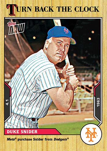 2021 Topps Now Turn Back the Clock Baseball Checklist, Print Runs, Info