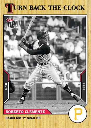 Roberto Clemente - 2022 MLB TOPPS NOW® Turn Back The Clock