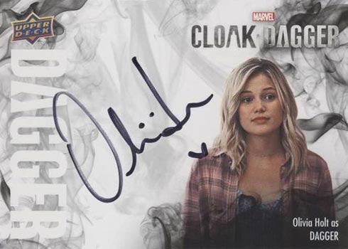 2021 Upper Deck Cloak and Dagger Dagger Autographs Olivia Holt