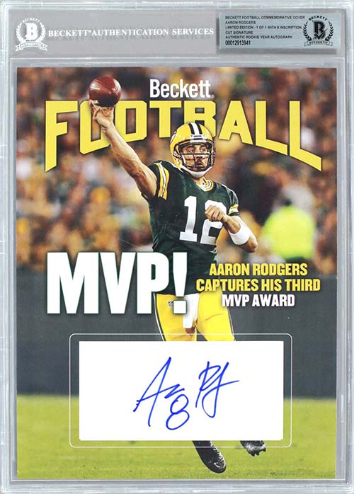 Aaron store rodgers autograph