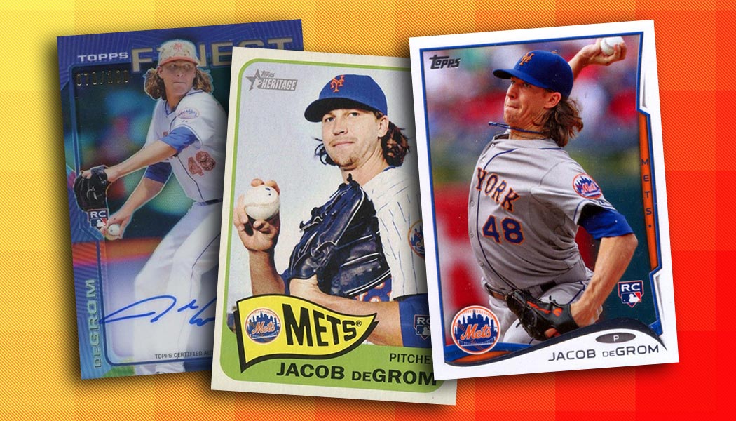 2014 Topps Chrome Update #MB-19 Jacob DeGrom Rookie Card PSA 10