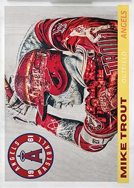 Topps Project70 Mike Trout by Lauren Taylor