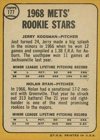 How to Spot a Fake 1968 Nolan Ryan Rookie Reprint RP 