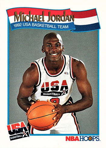 Michael Jordan 1991 NBA Hoops #253 Card