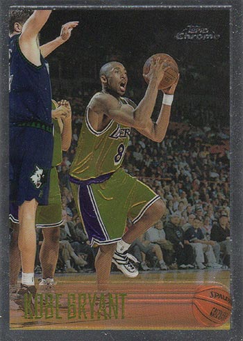 1996-97 Topps Chrome Kobe Bryant Rookie Card
