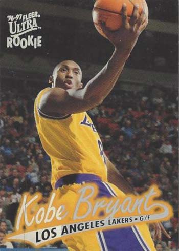 1996-97 Kobe Bryant Authentic Los Angeles Lakers Rookie Home