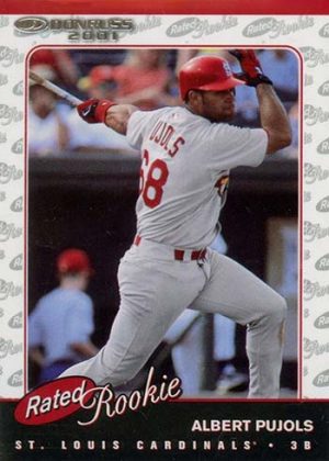 Albert Pujols Rookie Card Countdown and Ranking His Most Valuable RCs