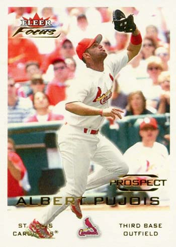 Albert Pujols Rookie 2001 Fleer Platinum #435, Cardinals, 3X MVP, ROY