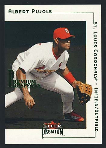 2001 UD Gold Glove Golden Debuts #130 Albert Pujols Rookie Card