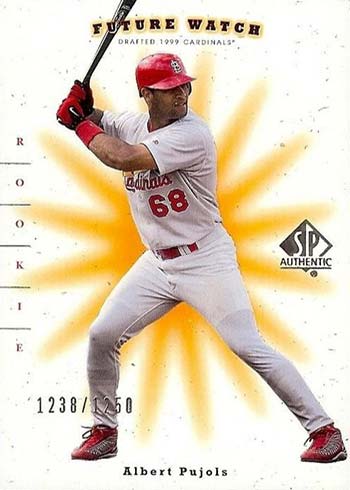 Albert Pujols Rookie Card Countdown and Ranking His Most Valuable RCs