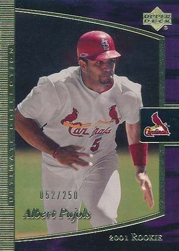 2001 Ultimate Collection Albert Pujols Rookie Card