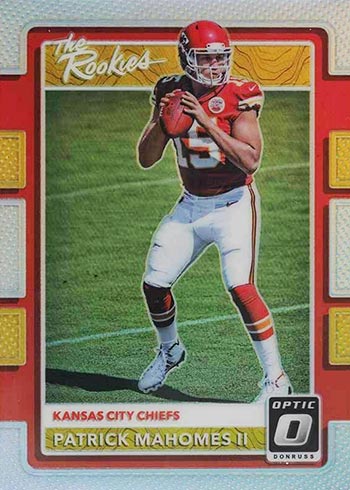 Patrick MAHONES KC Chiefs Quarterback 2017 Mint Rookie Football Cards Upper Deck 7