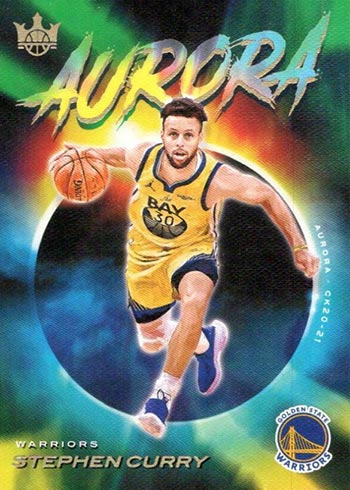 2020-21 Panini Court Kings Basketball Aurora Stephen Curry