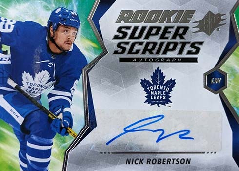 2020-21 SPx Hockey Rookie Super Scripts Nick Robertson
