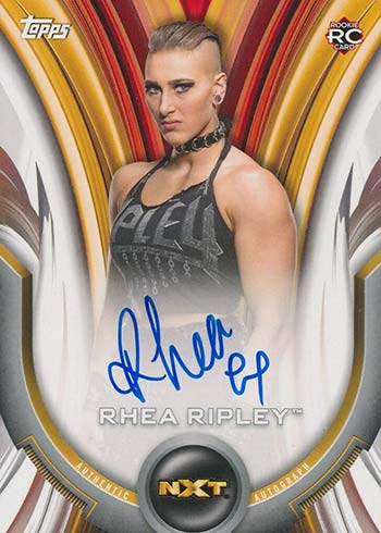 2020 Topps WWE Women's Division Roster Autographs Rhea Ripley